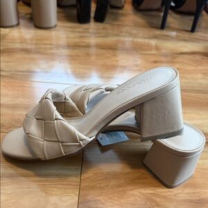 Maurices tan Block Heel Sandals Khloe